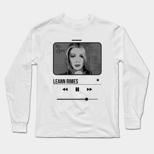 Music player | LeAnn rimes | V.black Long Sleeve T-Shirt